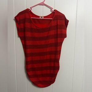 Striped Pink Women's Top